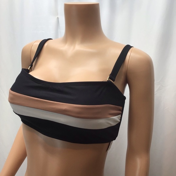 Time and Tru Womens Black Wrap Bikini Top Size XLarge - Picture 2 of 7